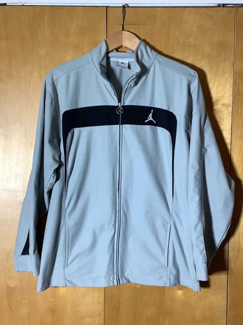 Jordan gray and black jacket, size large
